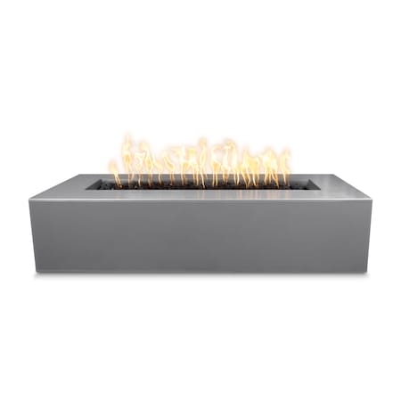 The Outdoor Plus 54 Rectangular Regal Fire Pit, GFRC Concrete, Natural Gray, Liquid Propane OPT-RGL54E12V-NGY-LP
